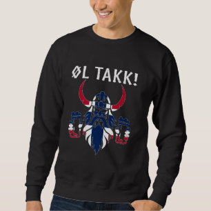 Sweatshirt norvégien norway aka viking mer ol norge nordic sc