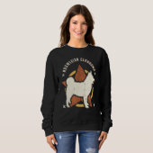 Sweatshirt Norwegian Elkhound Vintage Retro Classic Dog (Devant entier)