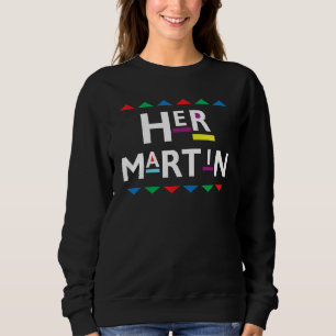 Sweatshirt Nostalgie des sitcoms des années 90 Son Martin Cou