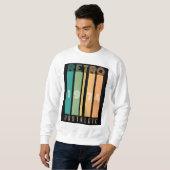 Sweatshirt Nostalgique rétro 1974 (Devant entier)