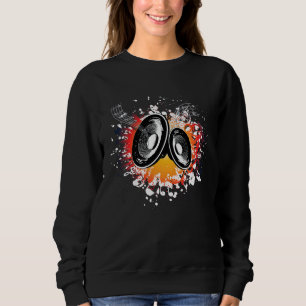 Sweatshirt Notes de musique Wow musicien son musique rythme