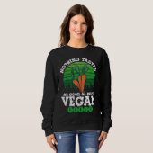 Sweatshirt Nothing Tastes As Good As Being Vegan Feels Vegani (Devant entier)