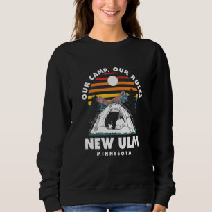 Sweatshirt Notre Camp Nos Règles Nouveau Ulm Camping Minnesot