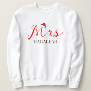 Sweatshirt Notre premier Noël en tant que M. et Mme Newlywa