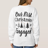 Sweatshirt Notre premier Noël Engagé 2023 Couple Crewneck (Dos)
