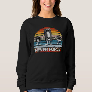Sweatshirt N'Oubliez Jamais La Videocassette Disquette Vhs