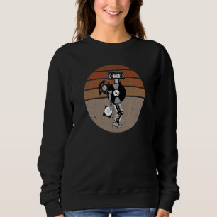 Sweatshirt N'oubliez jamais Vieux Retro Tech Vidéo Bande Cd V
