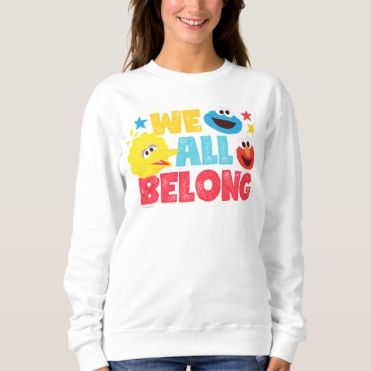 Sweatshirt Nous Appartenons Tous À Des Étoiles (Devant)