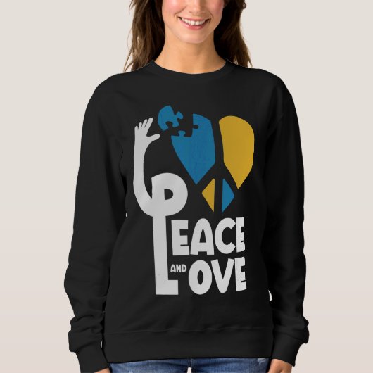 Sweatshirt Nous Devons Parler De Paix (Devant)