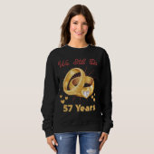 Sweatshirt Nous Faisons Encore 57 Anniversaire Des Cercles Ma (Devant entier)