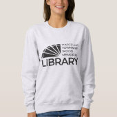 Sweatshirt Nous faisons grandir des lecteurs dans cette bibli (Devant)