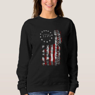 Sweatshirt Nous Le Peuple 1776 Indépendance Patriotique Améri