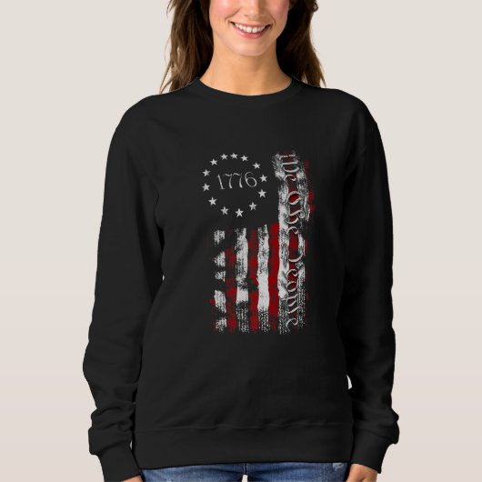 Sweatshirt Nous Le Peuple 1776 Indépendance Patriotique Améri (Devant)