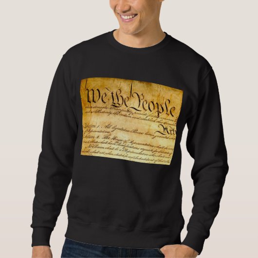 Sweatshirt Nous le peuple - Constitution (Devant)