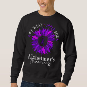 Sweatshirt Nous portons du pourpre pour la sensibilisation à 