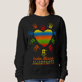 Sweatshirt Nous Portons Le Coeur Arc-En-Ciel Pour Les Lauréat