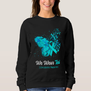 Sweatshirt Nous portons le papillon de sensibilisation à la s