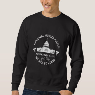 Sweatshirt Nous Serons Entendus Infirmières Nationales Mars 1
