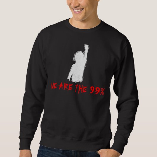 Sweatshirt Nous sommes les 99% (Devant)