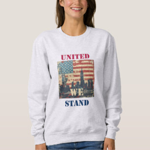 Sweatshirt Nous unissons nos forces Conception patriotique