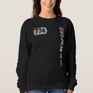 Sweatshirt Nouveau Bedford Massachusetts 774 Code régional Vi
