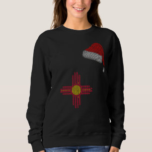 Sweatshirt Nouveau Mexique Noël Santa Hat