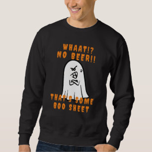 Sweatshirt Nouveauté Bière Pun, C'est Boo Sheet Halloween Gho