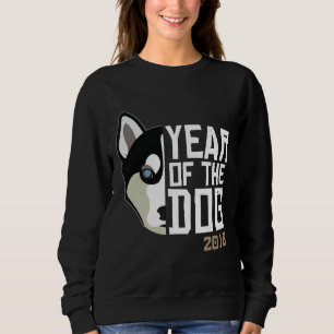 Sweatshirt Nouvel An Chinois 2018 Année Du Chien Sibérien Hu