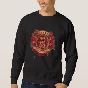 Sweatshirt Nouvel An chinois 2025 Serpent Année lunaire Zodia