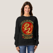 Sweatshirt Nouvel An lunaire chinois 2024 - Année du Dragon (Devant entier)