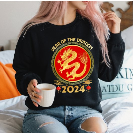 Sweatshirt Nouvel An lunaire chinois 2024 - Année du Dragon