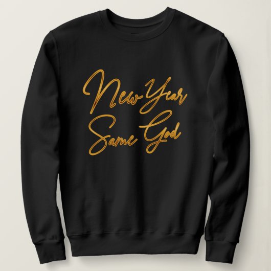 Sweatshirt Nouvel An, même Dieu (Design devant)