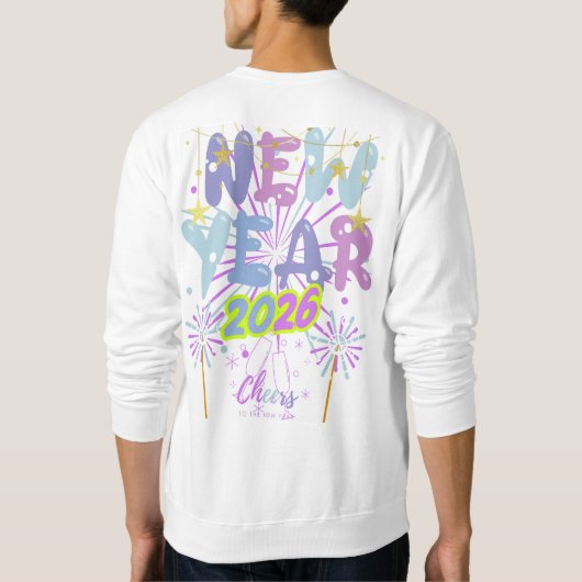 Sweatshirt nouvelle année (Dos)