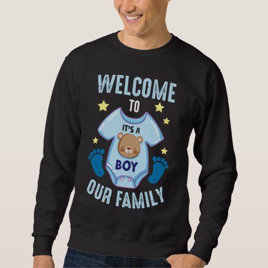 Sweatshirt Nouvelle révélation du genre chez les bébés C'est (Devant)