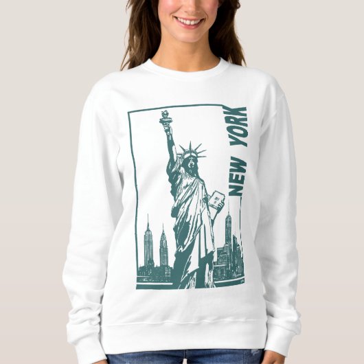 Sweatshirt Nouvelle York-Statue de la liberté (Devant)