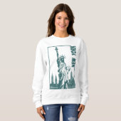 Sweatshirt Nouvelle York-Statue de la liberté (Devant entier)