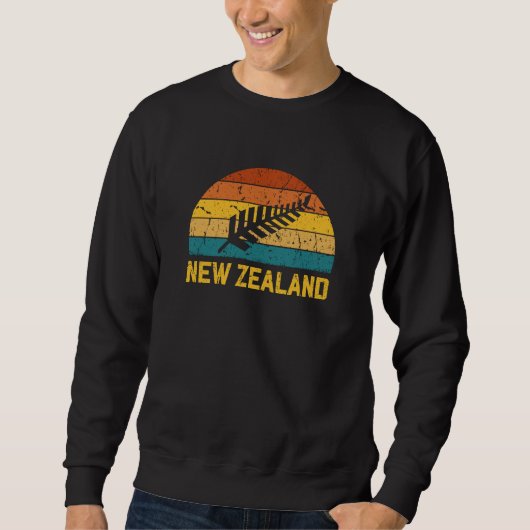 Sweatshirt Nouvelle-Zélande Rétro (Devant)
