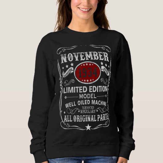Sweatshirt November 1934 Model Well Oiled Machine (Devant)