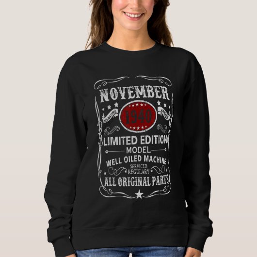 Sweatshirt November 1940  Model Well Oiled Machine (Devant)