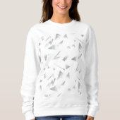 Sweatshirt Nuage horizontal, gris (Devant)
