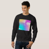 Sweatshirt Nuages arc-en-ciel (Devant entier)