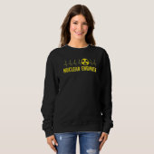 Sweatshirt Nuclear Engineer Heartbeat Nuclear Engineering (Devant entier)