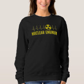 Sweatshirt Nuclear Engineer Heartbeat Nuclear Engineering (Devant)