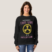 Sweatshirt Nuclear Genius Engineer Girl (Devant entier)