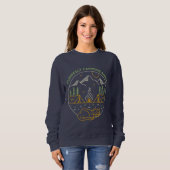 Sweatshirt Nuit de camping parfaite (Devant entier)
