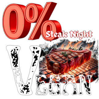 Sweatshirt Nuit de steak végétal à zéro pour cent