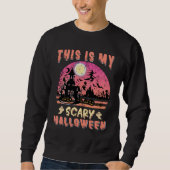 Sweatshirt Nuit d'Halloween effrayant (Devant)