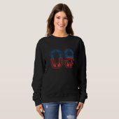Sweatshirt Numéro 09 États-Unis (Devant entier)