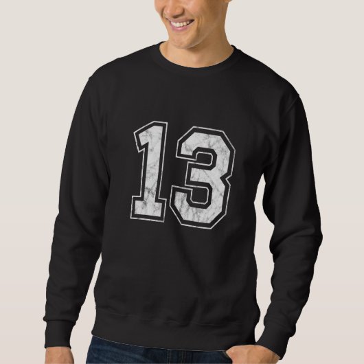 Sweatshirt Numéro 13 (Devant)