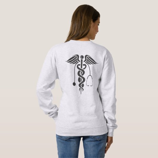 Sweatshirt Nurse apparel (Dos entier)